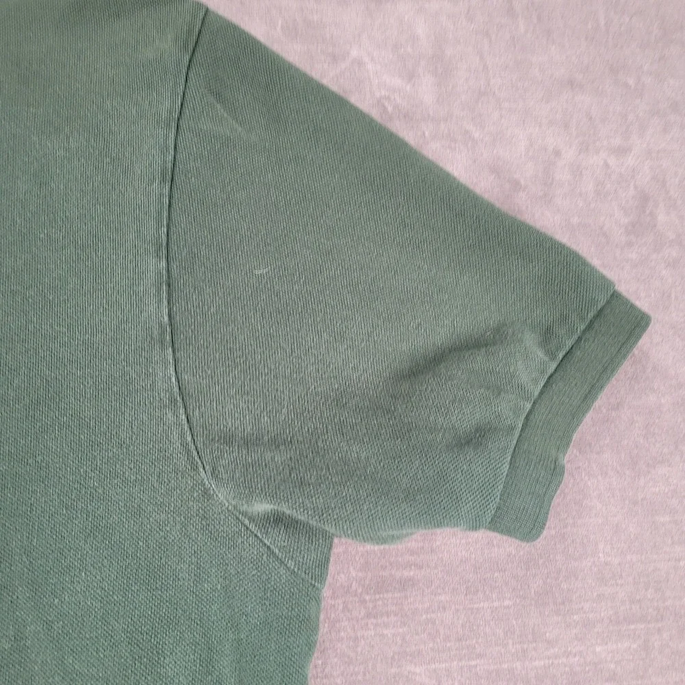 Ralph Lauren‎ Polo Big Pony Rugby Shirt Green Logo Short Sleeve L